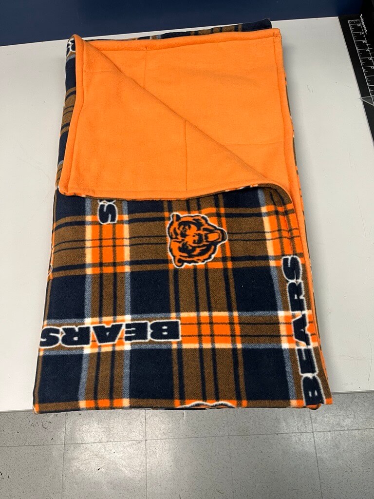 Cozy Chicago Bears Fleece Blankey